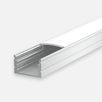 Profilé aluminium en U de 4 pieds pour ruban LED (LUX710) - LED Montreal