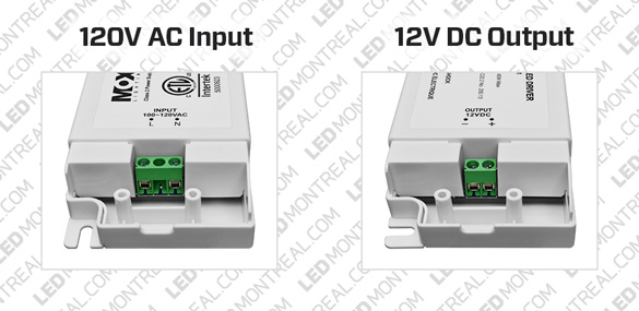 Mean Well 12V DC Power Supply 30W or 60W (PLC-30-12 or PLC-60-12)