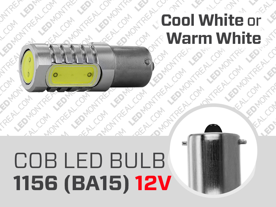 BA15S LED Bulb 12v 1156 White