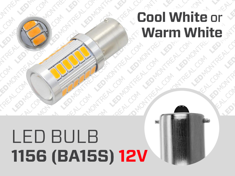 Ampoule LED 12V DC 1156 BA15S 5W pour Intérieur de VR