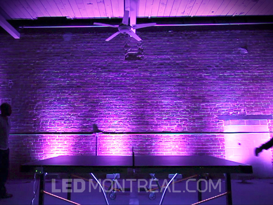 Barre LED RGB 1m d'intérieur pour éclairage mural - LED Montréal