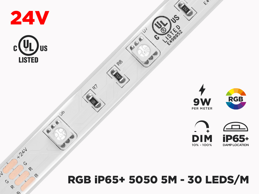 Connecteurs instantanés pour Ruban LED Couleur Unique 5050 - LED