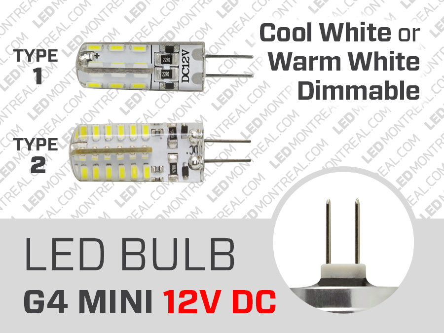 9-LED bulb G4 rear connection Ø 28mm 12/24V 1,6W 2700K Warm White