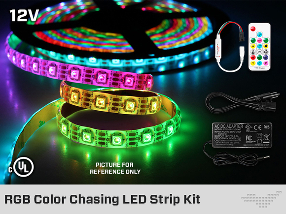 Addressable Pixel LED Strip Kit iP20 12V 5050 RGB at 60 LEDs / m - 5m