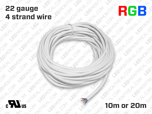 RGB Wires for LED Strips (10 to 20 meter)