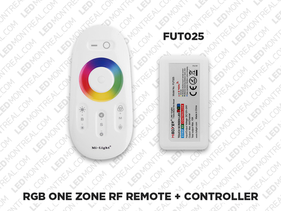 1 Zone RF Remote and Controller Kit for RGB LED Strip