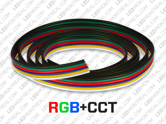 RGBCCT Wires for LED Strips (1 meter)