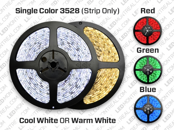 Single Color LED Strip 300 LEDs (Strip Only)
