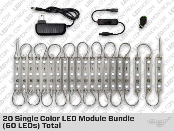 20 LED Warm White Module Bundle (60 LEDs)