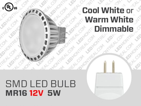 Ampoule LED COB CREE 7 Watts Dimmable (GU10 MR16 E27)