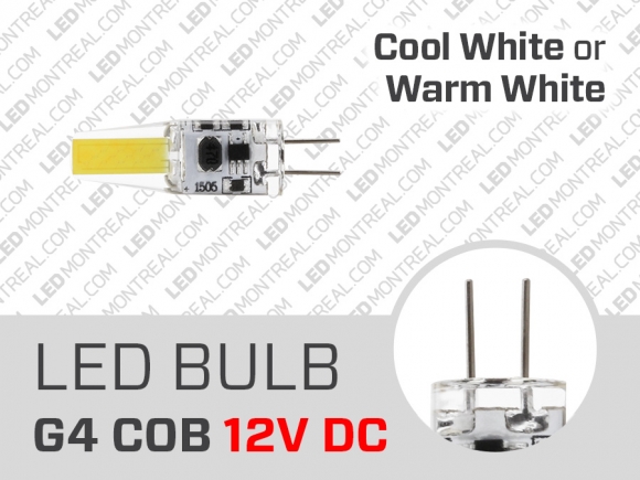 LED Bulb MINI G4 12V 2 Watts Dimmable
