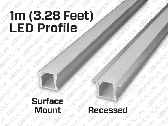 1M U-Shape Rigid Aluminium LED Bar