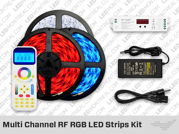 12V RF Multi Channel (1 to 99) RGB LED Strips Kit