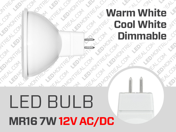 12V MR16 7W Compact LED Light Bulb