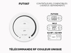 Télécommande Murale RF 1 Zone pour Rubans LED Couleur Unique (FUT087)