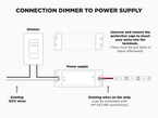 12V iP65+ LED Strip kit for shower niche - 1.2m with LUX745 profile, Color-Temperature : 3000K Warm White