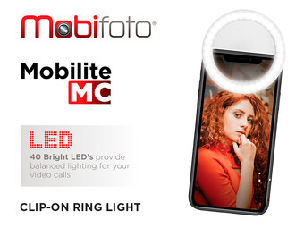3.25” Clip-On Ring Light for Vlogging MOBIRLMC (Mobifoto)