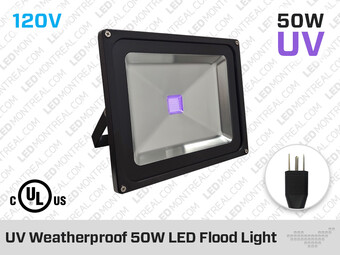 Projecteur LED Extérieur UV 50W