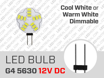 Ampoule LED G4 Plate 5630 Dimmable