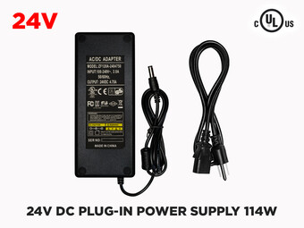 24V 4.75A (114W) Power Supply for LED Strips