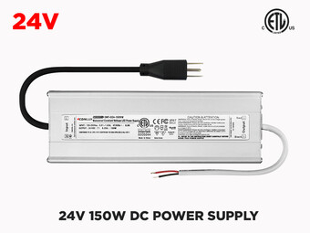 24V DC iP67 Outdoor LED Driver 150W
