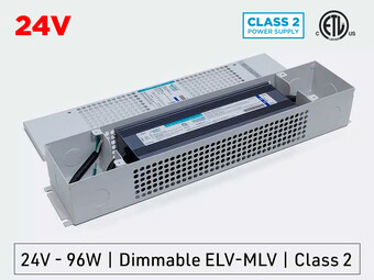 24V Universal Dimmable LED Driver 96W (Class 2)