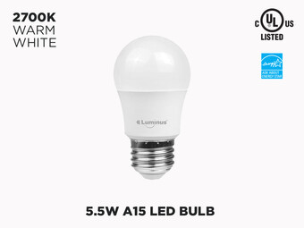 A15 5.5W E26 LED Light Bulb - PLY105