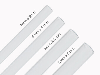 Tube Thermorétractable Transparent (30cm)