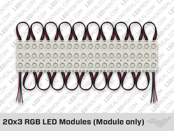 20 Modules LED RGB (Module Seulement)