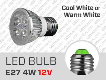 E27 7w 12v LED Bulb