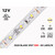 Ruban LED Extérieur iP67 12V 3528 Blanc à 60 LEDs/m - 10m Continu (Ruban seul)