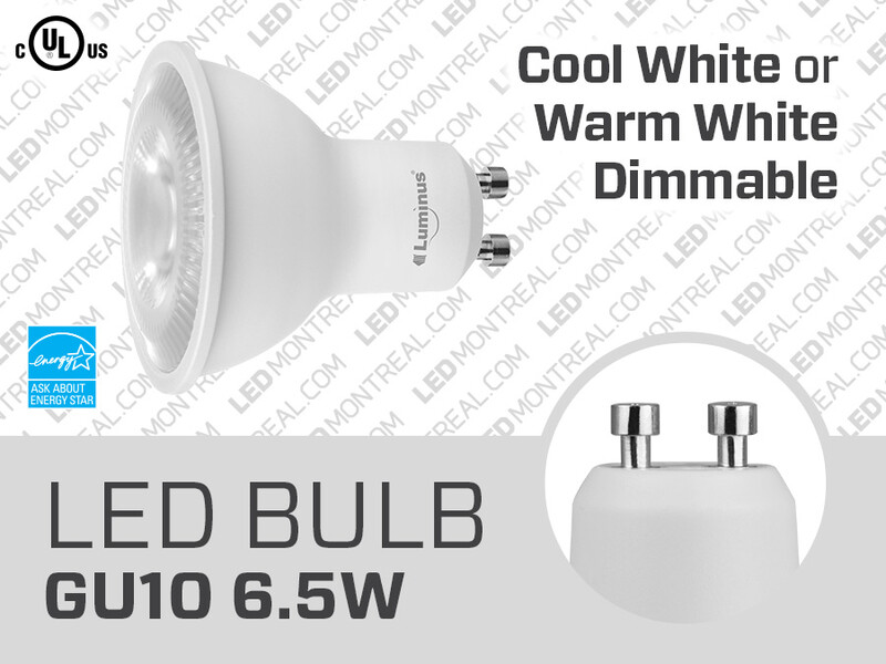 Ampoule LED SMD GU10 6.5W Dimmable