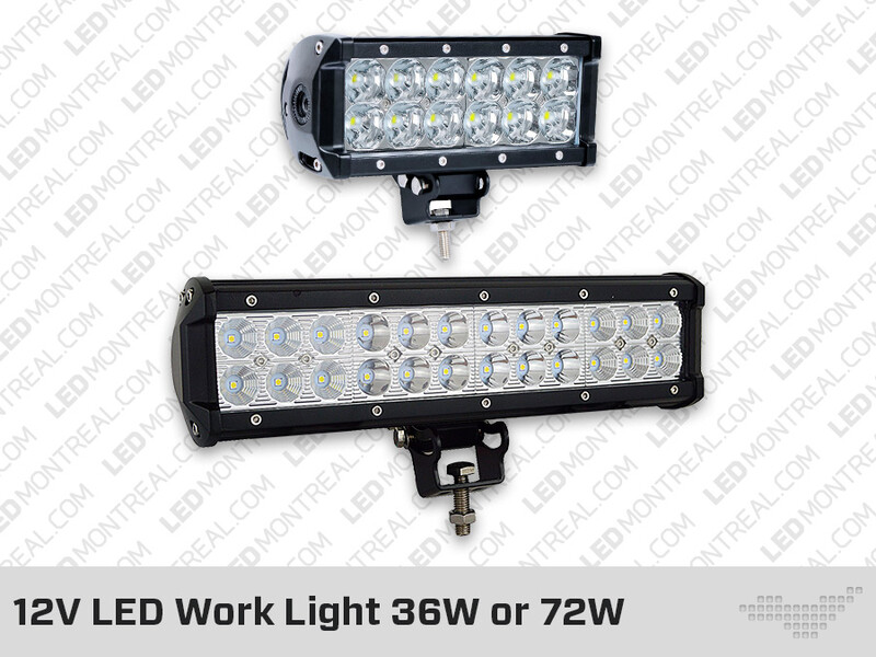 12V LED Work Light 36W or 72W