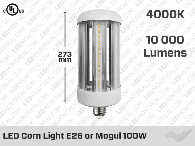 Corn Light 100W E26 LED Light Bulb - Non Dimmable - PLYC7124