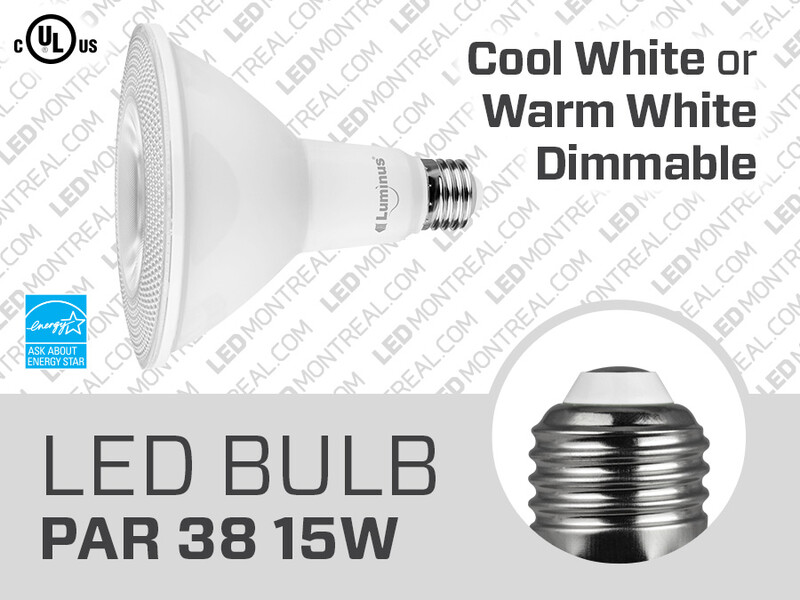 Ampoules LED SMD PAR38 15W Dimmables
