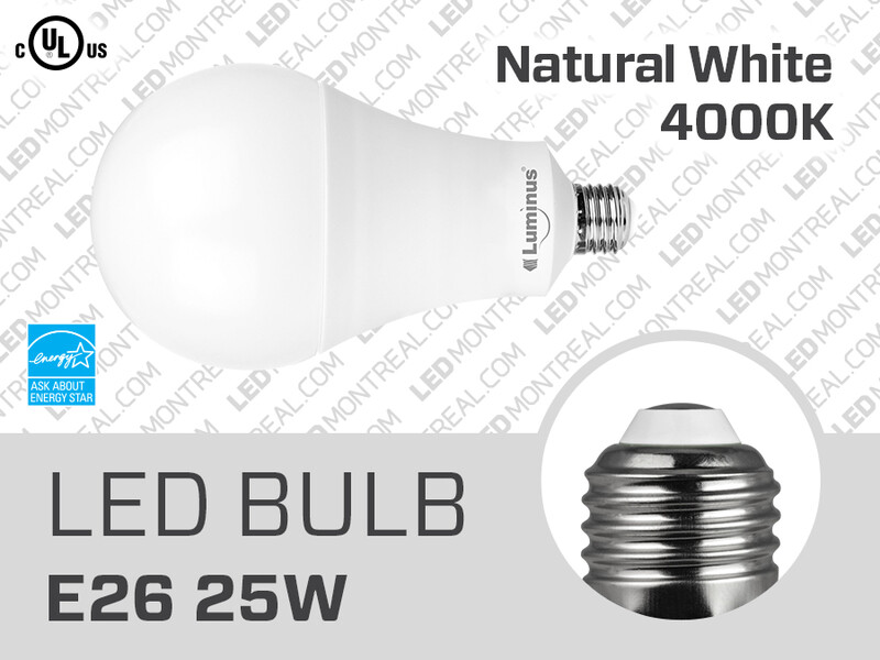 Ampoule LED E26 Dimmable 25W A35