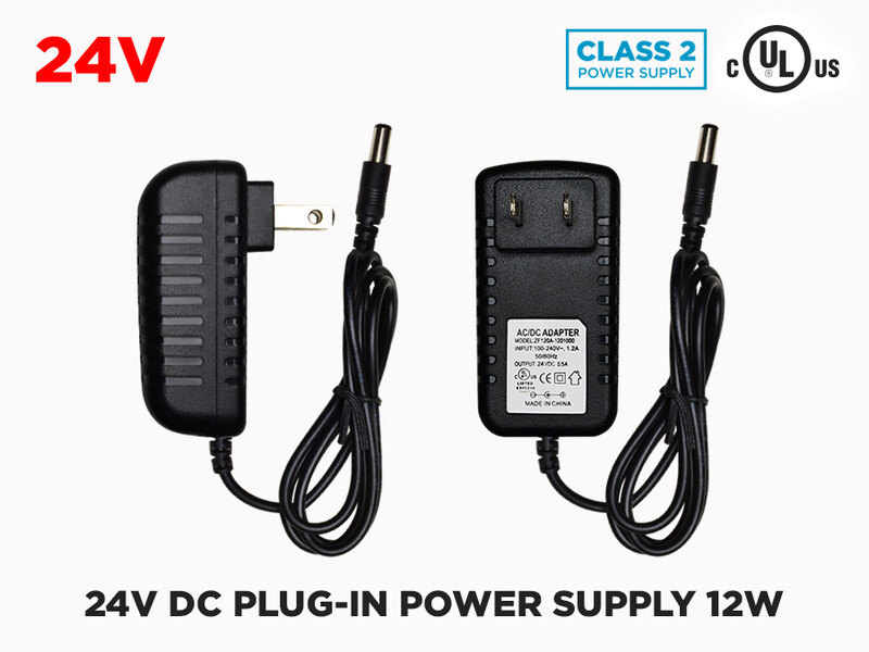 24V 0.5A (12W) Power Supply for LED Strips