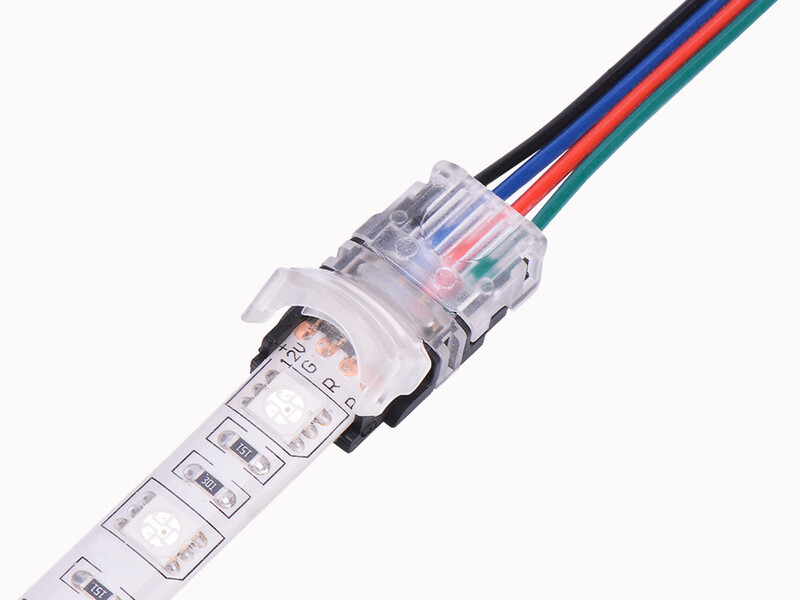 Connecteurs instantanés pour extension sur Ruban LED 5050 RGB iP20