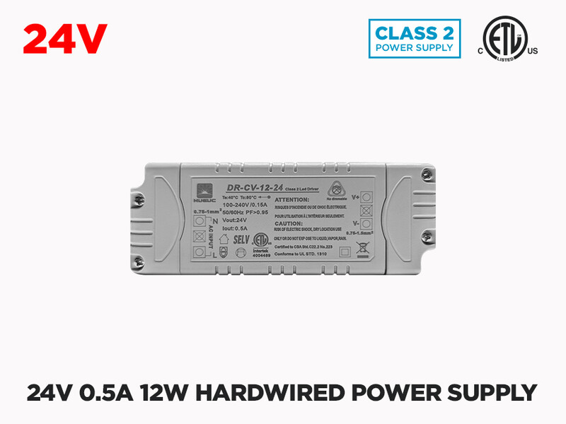 24V DC Hardwired LED Driver 12W