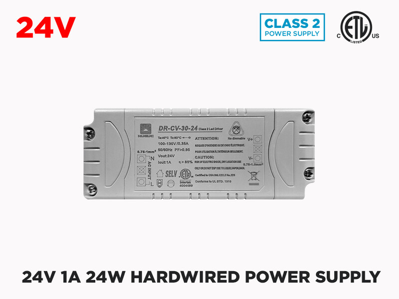 24V DC Hardwired LED Driver 24W