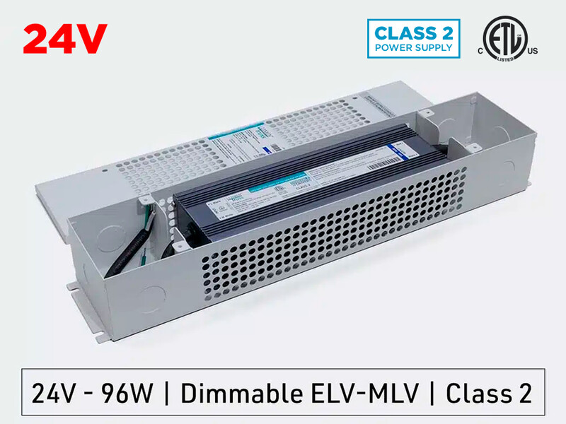 24V Universal Dimmable LED Driver 96W (Class 2)