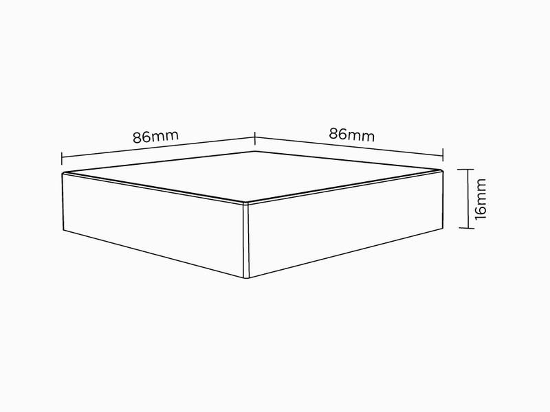 B1 Télécommande Murale RF 4 Zones pour Rubans LED Couleur Unique