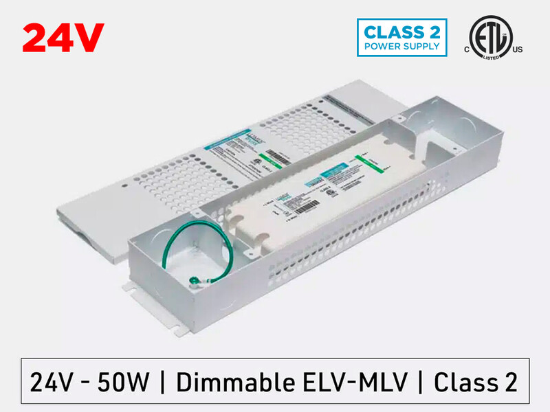 24V Universal Dimmable LED Driver 48W (Class 2)