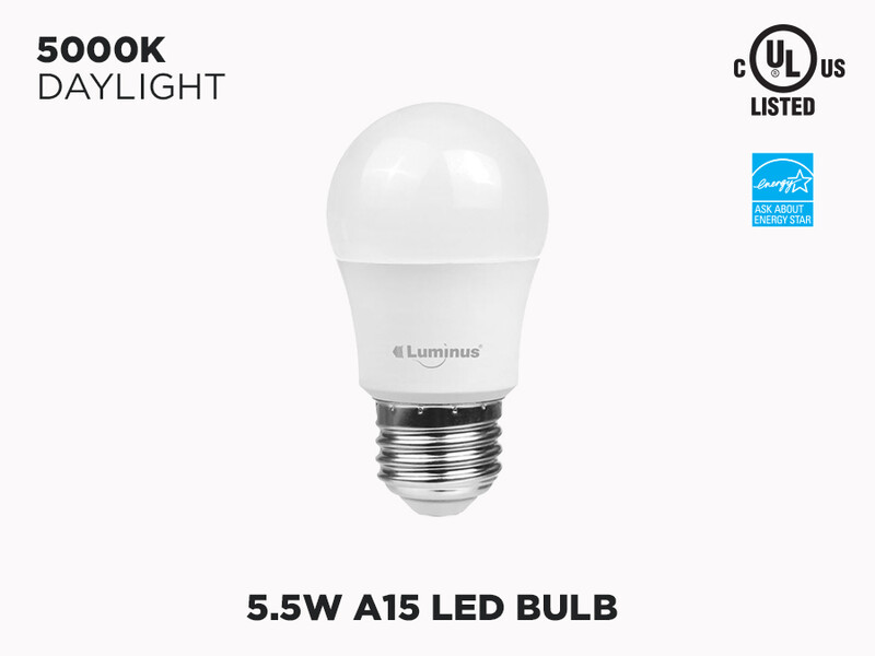 A15 5.5W E26 LED Light Bulb - PLY105