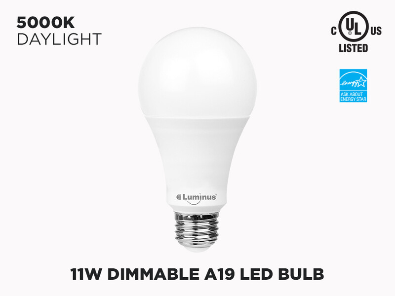 A19 11W Dimmable E26 LED Light Bulb