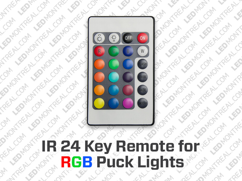 24 Key Remote and Controller for RGB LED Strips
